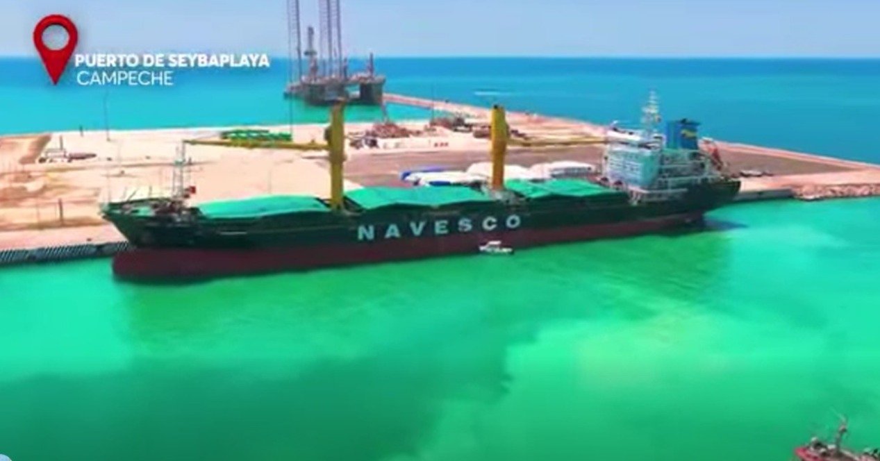 Con 4 mil 400 toneladas de azúcar, Seybaplaya abre ruta de exportación