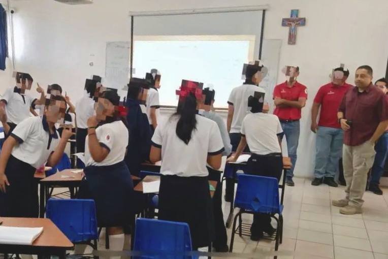 Reporte por arma falsa, activó operativo en colegio de Campeche